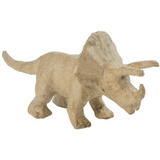 dcopatch Pappmach-Figur "Triceratops", 90 mm