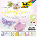 folia Faltbltter "Springtime", 150 x 150 mm, 80 g/qm