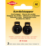 KLEIBER Kordelstopper, Kunststoff, schwarz