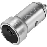 LogiLink USB-KFZ-Ladegert, 1-fach, silber