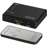 LogiLink full HD small HDMI Switch, 3-fach, schwarz
