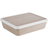 APS lunchbox SERVING box L, 300 x 250 x 80 mm, wei/beige