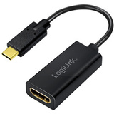 LogiLink usb 3.2 Grafikadapter, usb-c - HDMI-A, schwarz