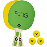 DONIC SCHILDKRT ping Pong Set, grn/gelb