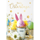 SUSY card Oster-Grußkarte "Hasenei im Eimer"