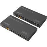 DIGITUS 4K hdbaset HDMI kvm Extender Set, 70 m, schwarz