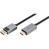 DIGITUS displayport Adapterkabel, dp - hdmi Typ A, 4K, 3,0 m