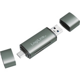 LogiLink usb 3.2 gen1 Card Reader, SD/Micro SD, alu