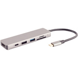 shiverpeaks basic-s USB-Dockingstation 6in1, usb-c Stecker