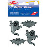 KLEIBER reflex-sticker "Fledermaus & Gespenst", silber