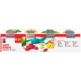 Marabu kids Spielknete-Set, 4 x 140 g, Basisfarben