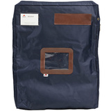 ALBA banktasche "POCSOUGM" mit Dehnfalte, Polyester, blau