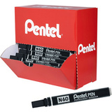 Pentel permanent-marker N60, schwarz, promopack 30+6 gratis