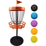 SCHILDKRT guru Disc golf Mini basket-set inkl. 5 Scheiben