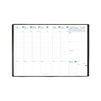 QUO VADIS Agenda "Consul", 210 x 297 mm, 2026, noir