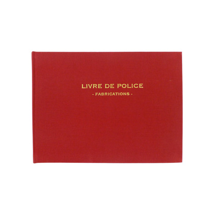 ELVE Registre "Livre de police pour bijoutiers", 200 pages