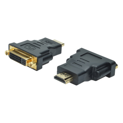 DIGITUS HDMI Adapter, HDMI-A - DVI-I, schwarz