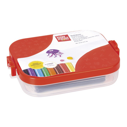 KNORR prandell Kinderknete-Schulbox, 14-teilig, 340 g