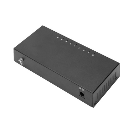 DIGITUS Desktop Fast Ethernet Switch, 8-Port, Unmanaged