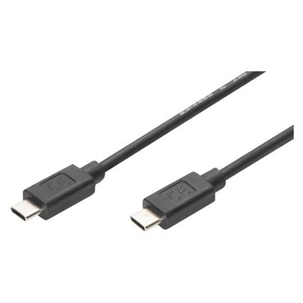 DIGITUS USB 2.0 Anschlusskabel, USB-C - USB-C Stecker, 1,0 m