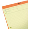 RHODIA Bloc Audit agraf, 210 x 318 mm, 80 feuilles, orange