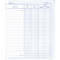 ELVE Cahier piqué "Position de compte", 210 x 190 mm