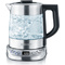 SEVERIN Tee-/ Wasserkocher WK 3473 DELUXE, Glas / Edelstahl