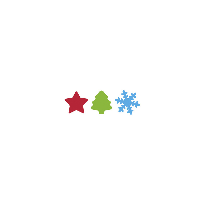 folia WeihnachtsMotivstanzer, klein, Set 1 7009 bei www.officeb2b.at