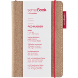 transotype notizbuch "senseBook red RUBBER", Small, liniert