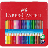 FABER-CASTELL dreikant-buntstifte Colour GRIP, 24er Etui