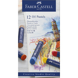 FABER-CASTELL Ölpastellkreiden studio QUALITY, 12er Etui