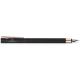 FABER-CASTELL Fllhalter neo Slim Metall, schwarz/ros, F