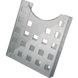 helit prospekthalter "the grid", a4 hoch, grau-transparent