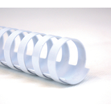 GBC Plastikbinderücken CombBind, din A4, 19 mm, weiß