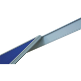 FRANKEN wandschienen-set PRO, 4.000 x 60 mm, silber