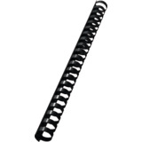 LEITZ Plastikbinderücken, din A4, 21 Ringe, 19 mm, schwarz