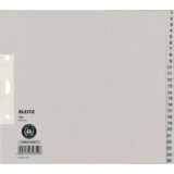 LEITZ Tauenpapier-Register, Zahlen, a4 berbreite, 1-25,grau