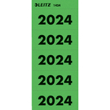 LEITZ ordner-inhaltsschild "Jahreszahl 2024", grn