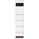 LEITZ Ordnerrcken-Etikett, 39 x 192 mm, kurz, schmal, grau