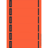 LEITZ Ordnerrcken-Etikett, 39 x 192 mm, kurz, schmal, rot
