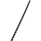 LEITZ Plastikbinderücken, din A4, 21 Ringe, 6 mm, schwarz