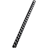 LEITZ Plastikbinderücken, din A4, 21 Ringe, 12 mm, schwarz