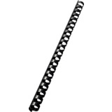 LEITZ Plastikbinderücken, din A4, 21 Ringe, 14 mm, schwarz