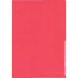LEITZ Sichthlle Standard, A4, PP, genarbt, rot, 0,13 mm