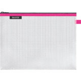 LEITZ Reißverschlusstasche wow Traveller, Größe L, pink