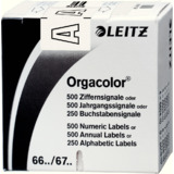 LEITZ buchstabensignal Orgacolor "A", auf Rolle, wei