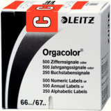 LEITZ buchstabensignal Orgacolor "C", auf Rolle, rot