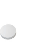 MAUL haftmagnet MAULsolid, Haftkraft: 0,8 kg, weiß