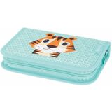 herlitz Schleretui "Cute animals Tiger", 31-teilig