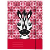 herlitz zeichnungsmappe "Cute animals Zebra", din A4
